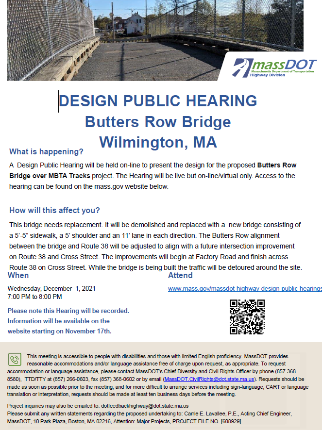 Butters Row Bridge Flyer