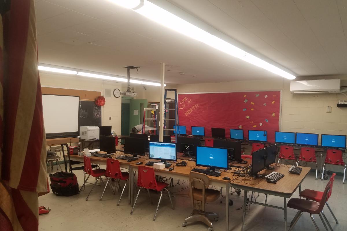 New North Intermediate LED Classroom Lighting