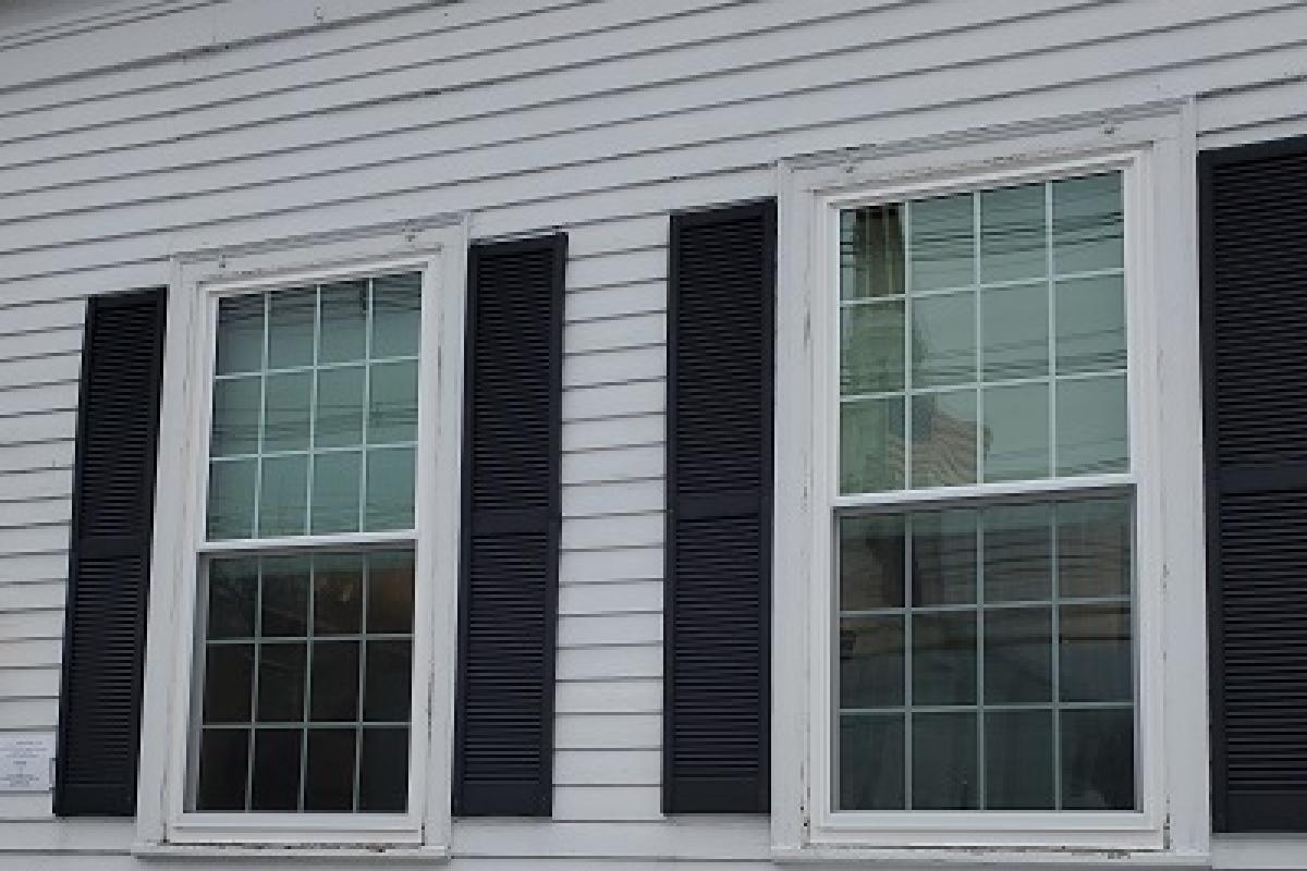 New triple pane windows at the Art Center