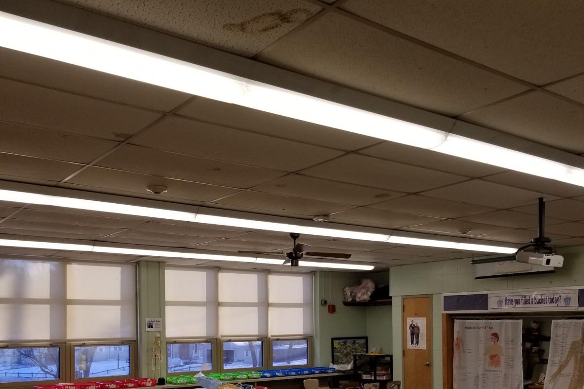 Shawsheen New LED Class Room Lighting