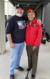 Lou Cimaglia with Navajo Code Talker