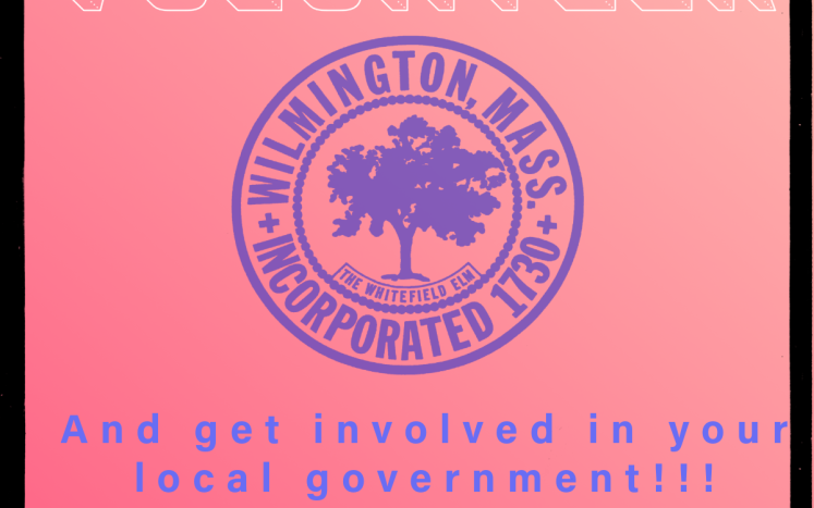 Volunteer to get involved in local government by visiting www.wilmingtonma.gov