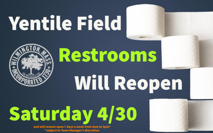 Yentile Restrooms will reopen